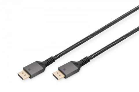 Kabel połączeniowy PREMIUM DisplayPort 8K60Hz UHD DP/DP M/M 3m Czarny Kabel połączeniowy PREMIUM DisplayPort 8K60Hz UHD DP/DP M/M 3m Czarny