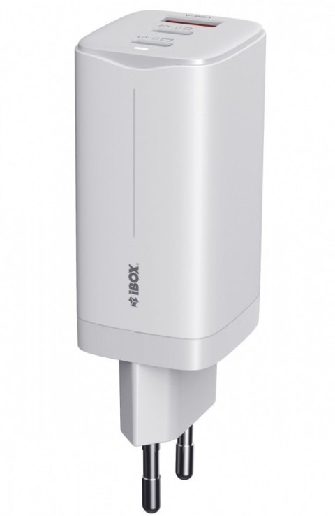 Ładowarka sieciowa ILUC65 GaN 65W USB-C biała Ładowarka sieciowa ILUC65 GaN 65W USB-C biała