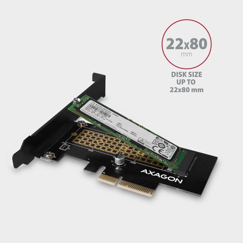 PCEM2-N Adapter wewnetrzny PCIe x4, 1x M.2 NVMe M-key slot, SP & LP PCEM2-N Adapter wewnetrzny PCIe x4, 1x M.2 NVMe M-key slot, SP & LP