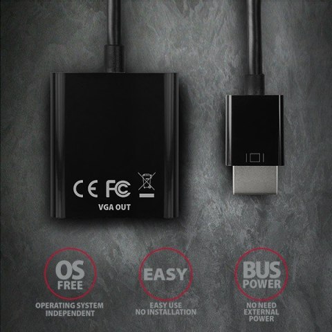 RVH-VGN Adapter HDMI -> VGA FULLHD 1920*1200 RVH-VGN Adapter HDMI -> VGA FULLHD 1920*1200