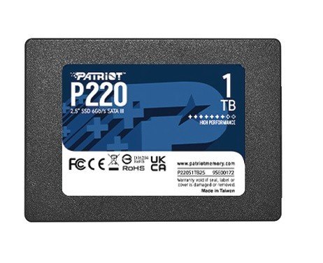 Dysk SSD 1TB P220 550/500MB/s SATA III 2.5 cala Dysk SSD 1TB P220 550/500MB/s SATA III 2.5 cala