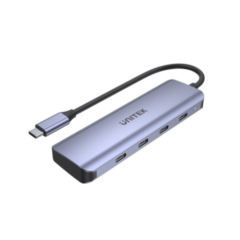 HUB USB-C 3.1; 4x USB-C; 5 Gbps; kabel 15cm; H1107K HUB USB-C 3.1; 4x USB-C; 5 Gbps; kabel 15cm; H1107K