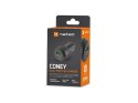 Ładowarka samochodowa Coney 1x USB 1x USB-C QC 3.0 48W Czarna