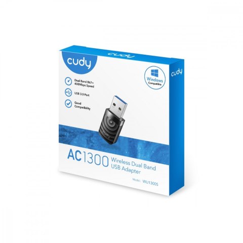 Karta sieciowa WU1300S USB 3.0 AC1300 Karta sieciowa WU1300S USB 3.0 AC1300