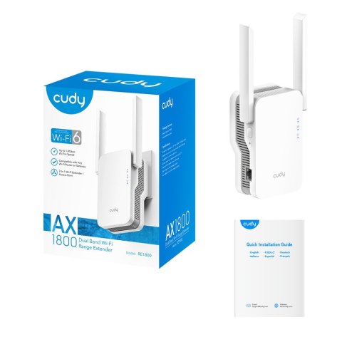 Wzmacniacz sygnału WiFi RE1800 Mesh AX1800 Wzmacniacz sygnału WiFi RE1800 Mesh AX1800
