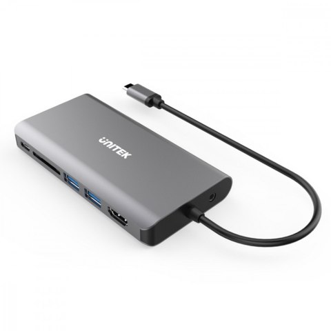 HUB 8-w-1 USB-C 3.1; HDMI; VGA; RJ45; SD; PD 100W; D1019B HUB 8-w-1 USB-C 3.1; HDMI; VGA; RJ45; SD; PD 100W; D1019B
