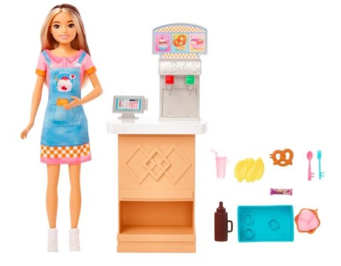 Lalka Barbie Skipper Pierwsza praca Bar z przekąskami Lalka Barbie Skipper Pierwsza praca Bar z przekąskami
