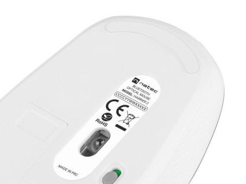 Mysz bezprzewodowa Harrier 2 Bluetooth 5.1 biało-szara Mysz bezprzewodowa Harrier 2 Bluetooth 5.1 biało-szara