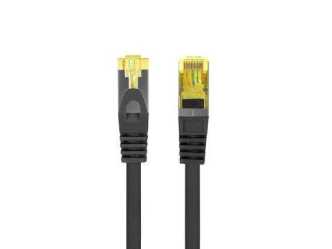 Patchcord kat.6a S/FTP LSZH CU 0.25m fluke passed czarny Patchcord kat.6a S/FTP LSZH CU 0.25m fluke passed czarny