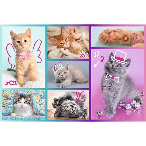 Puzzle 60 elementów Słodkie kociaki Puzzle 60 elementów Słodkie kociaki