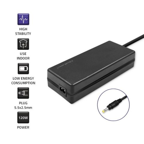 Zasilacz do Asus 120W | 19V | 6.32A | 5.5*2.5 |+kabel zasilający Zasilacz do Asus 120W | 19V | 6.32A | 5.5*2.5 |+kabel zasilający