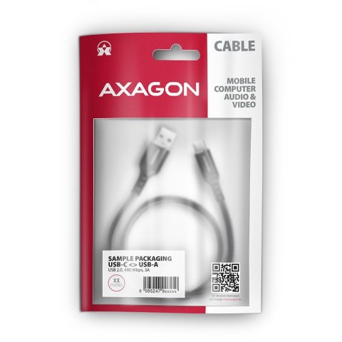BUCM-AM10AB Kabel USB-C - USB-A, 1.0m USB 2.0, 3A, ALU, oplot Czarny BUCM-AM10AB Kabel USB-C - USB-A, 1.0m USB 2.0, 3A, ALU, oplot Czarny