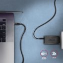 BUCM3-CM15AB Kabel USB-C - USB-C, 1.5m, PD 60W, 3A, ALU, oplot czarny