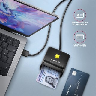 CRE-SM3N Czytnik kart identyfikacyjnych USB, 1.3m kabel