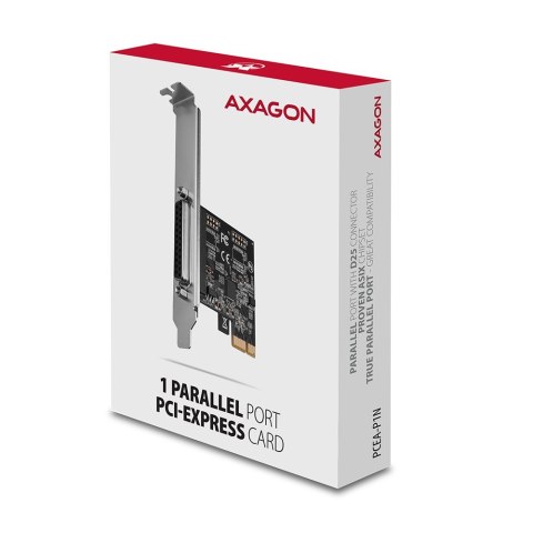 PCEA-P1N Kontroler PCIe 1x port równoległy LPT, w zestawie SP & LP PCEA-P1N Kontroler PCIe 1x port równoległy LPT, w zestawie SP & LP