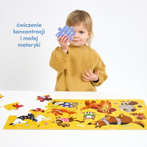 Puzzle 40 elementów Hau - Pieski Puzzle 40 elementów Hau - Pieski