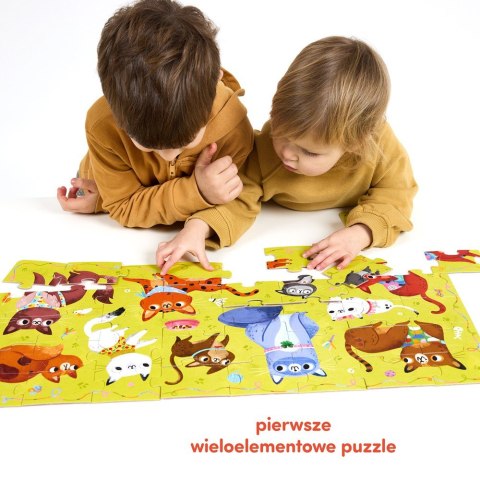 Puzzle 40 elementów Miau - Kotki Puzzle 40 elementów Miau - Kotki