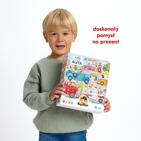 Puzzle 40 elementów Moto puzzle Auta Puzzle 40 elementów Moto puzzle Auta