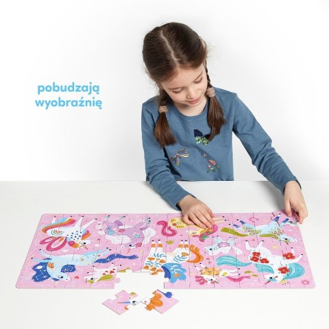 Puzzle 60 elementów Ach Jednorożce Puzzle 60 elementów Ach Jednorożce