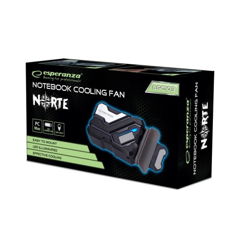 Wentylator chłodzący LED USB Norte Wentylator chłodzący LED USB Norte