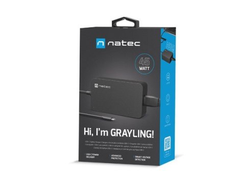 Zasilacz Laptop Grayling USB-C 45W do laptopów, tabletów, telefonów Zasilacz Laptop Grayling USB-C 45W do laptopów, tabletów, telefonów
