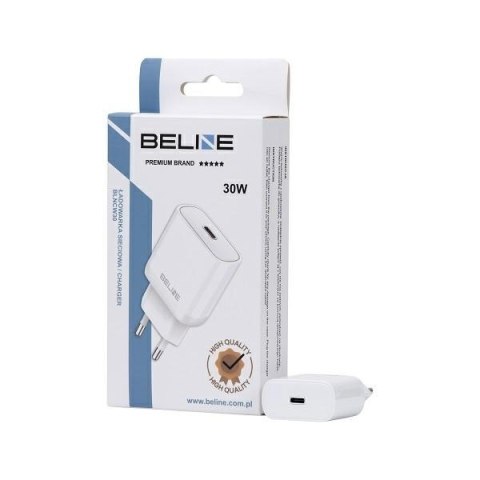 Ładowarka sieciowa 30W GaN USB-C PD 3.0 biała Ładowarka sieciowa 30W GaN USB-C PD 3.0 biała
