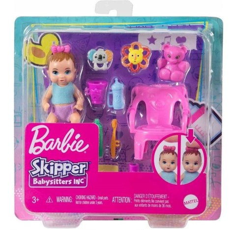 Lalka Barbie Dziecko i akcesoria - mycie zębów Lalka Barbie Dziecko i akcesoria - mycie zębów