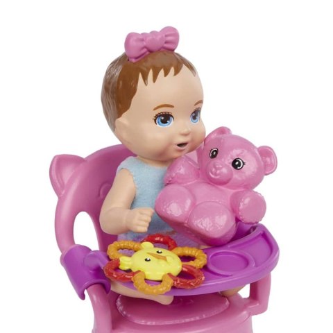 Lalka Barbie Dziecko i akcesoria - mycie zębów Lalka Barbie Dziecko i akcesoria - mycie zębów