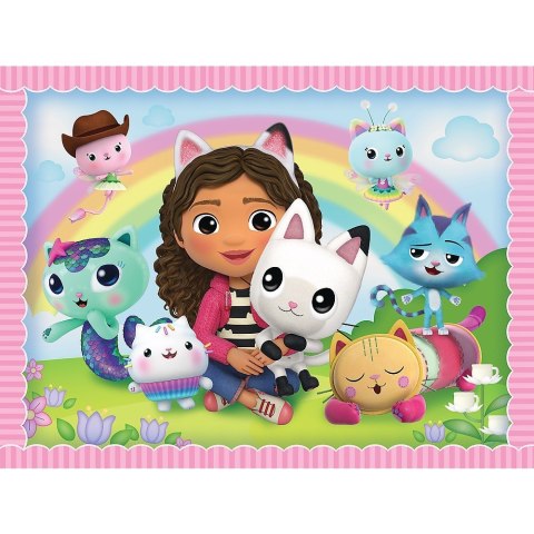 Puzzle 2w1 memos Gabi z kocim przyjacielem Gabbys Dollhouse Puzzle 2w1 memos Gabi z kocim przyjacielem Gabbys Dollhouse