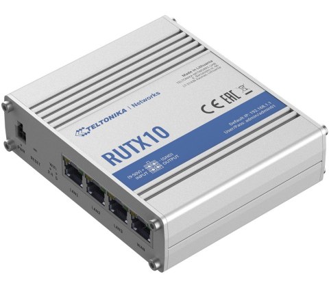 Router RUTX10 3xLAN, 1xWAN, BLE, WI-FI Router RUTX10 3xLAN, 1xWAN, BLE, WI-FI