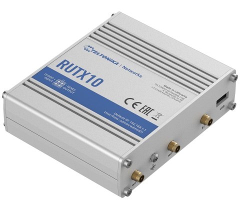 Router RUTX10 3xLAN, 1xWAN, BLE, WI-FI Router RUTX10 3xLAN, 1xWAN, BLE, WI-FI