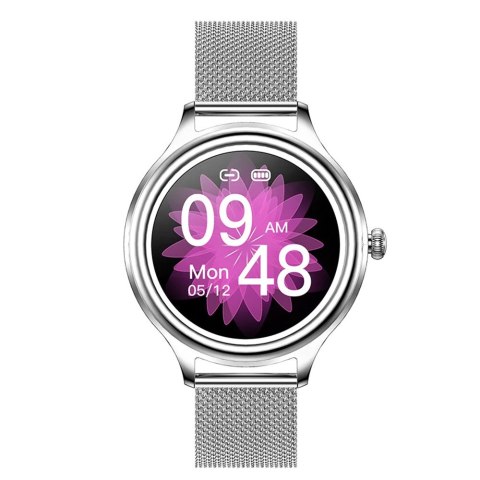 Smartwatch K3 1.09 cala 140 mAh srebrny Smartwatch K3 1.09 cala 140 mAh srebrny