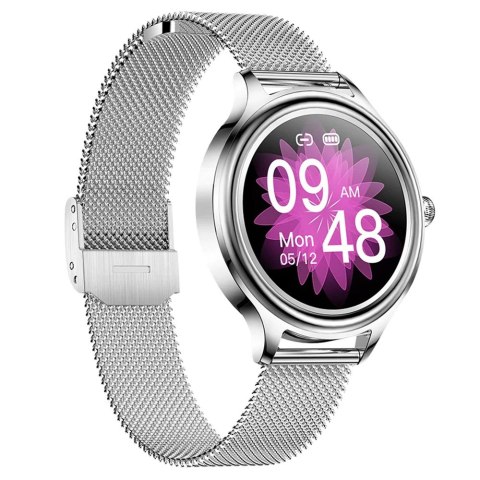 Smartwatch K3 1.09 cala 140 mAh srebrny Smartwatch K3 1.09 cala 140 mAh srebrny