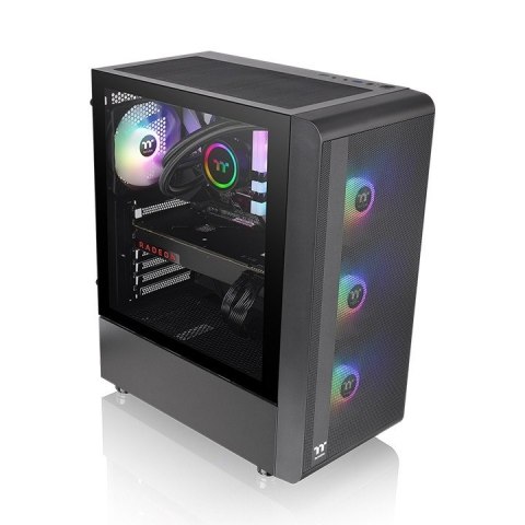 Obudowa - S200 Tempered Glass ARGBx3 Czarna Obudowa - S200 Tempered Glass ARGBx3 Czarna