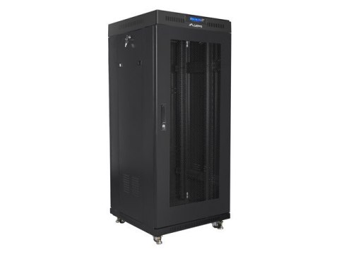 Szafa stojąca rack 19 27U 600x600 mm, czarna Szafa stojąca rack 19 27U 600x600 mm, czarna
