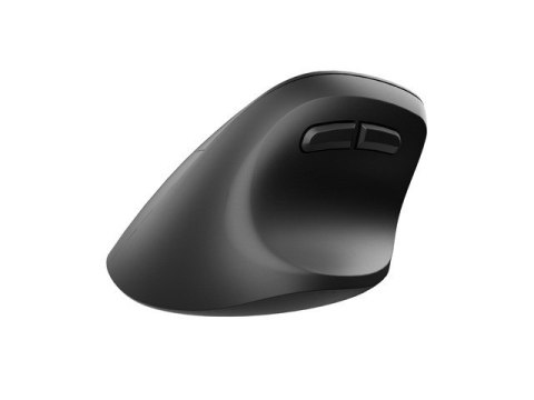 Mysz bezprzewodowa wertykalna Crake 2 2400 DPI Bluetooth 5.2 + 2.4GHz dla leworęcznych Czarna