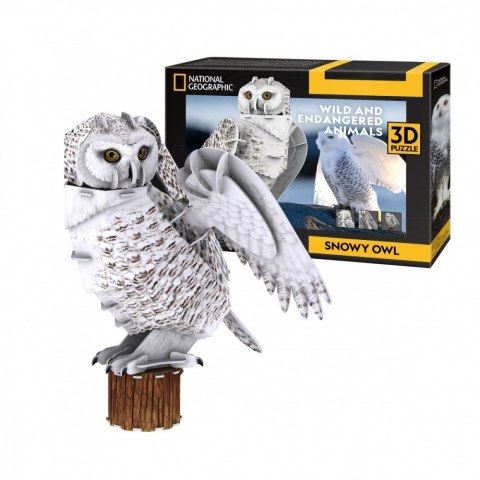 Puzzle 3D Puchacz śnieżny Puzzle 3D Puchacz śnieżny