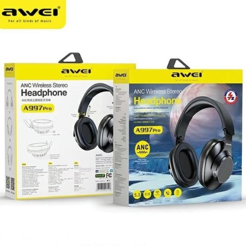 Słuchawki Bluetooth nauszne A997 Pro ANC Słuchawki Bluetooth nauszne A997 Pro ANC