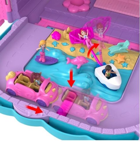 Zestaw Polly Pocket Wakacyjny kurort walizka Zestaw Polly Pocket Wakacyjny kurort walizka