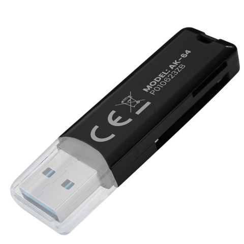 Czytnik kart SD, USB 3.0, 5 Gbps, AK-64 Czytnik kart SD, USB 3.0, 5 Gbps, AK-64