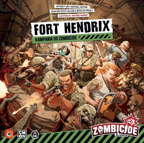 Gra Zombicide 2 edycja Fort Hendrix Rozszerzenie Gra Zombicide 2 edycja Fort Hendrix Rozszerzenie