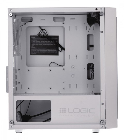 Obudowa Komputerowa Logic Atos ARGB Mini USB 3.0 Biała Obudowa Komputerowa Logic Atos ARGB Mini USB 3.0 Biała