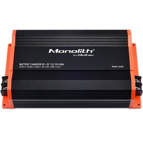 Ładowarka Monolith DC-DC do akumulatorów LiFePO4 AGM 12V-12V | 60A | 720W