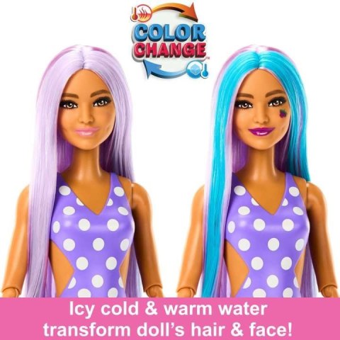 Lalka Barbie Pop Reveal Owocowy sok, fioletowa Lalka Barbie Pop Reveal Owocowy sok, fioletowa
