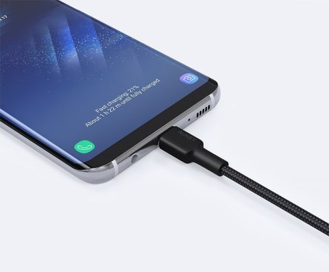 CB-CD30 nylonowy kabel USB C - USB A | 0.9m | 3A | 60W PD | 20V CB-CD30 nylonowy kabel USB C - USB A | 0.9m | 3A | 60W PD | 20V
