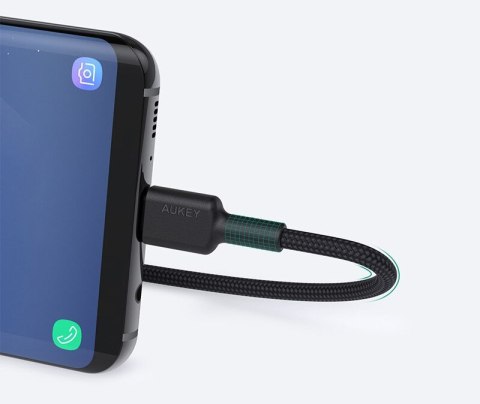 CB-CD30 nylonowy kabel USB C - USB A | 0.9m | 3A | 60W PD | 20V CB-CD30 nylonowy kabel USB C - USB A | 0.9m | 3A | 60W PD | 20V