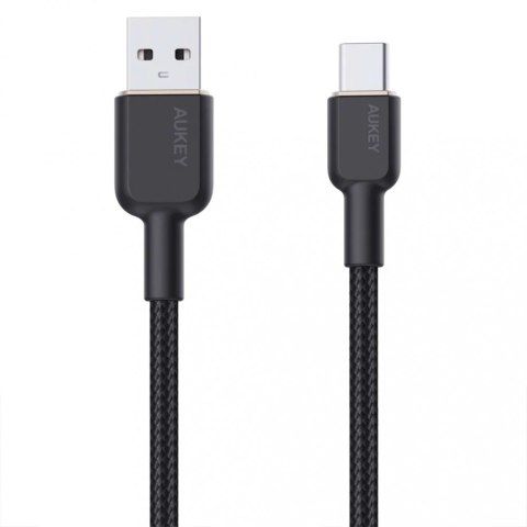 CB-NAC1 Black nylonowy kabel USB C - USB A | 1m | 3A | 60W PD | 20V CB-NAC1 Black nylonowy kabel USB C - USB A | 1m | 3A | 60W PD | 20V