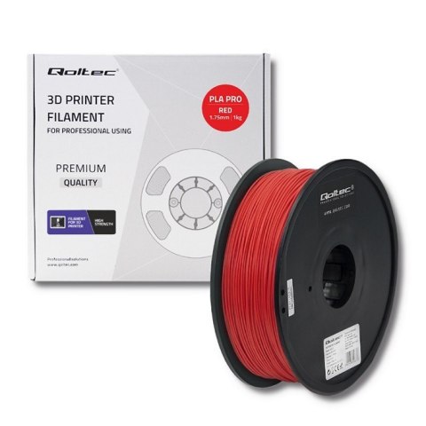 Profesjonalny filament do druku 3D | PLA PRO | 1.75mm | 1kg | Czerwony Profesjonalny filament do druku 3D | PLA PRO | 1.75mm | 1kg | Czerwony