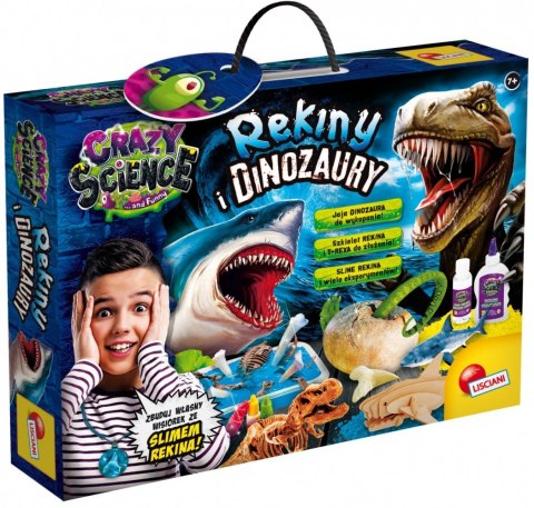 Zestaw edukacyjny Crazy Science - Rekiny i dinozaury Zestaw edukacyjny Crazy Science - Rekiny i dinozaury