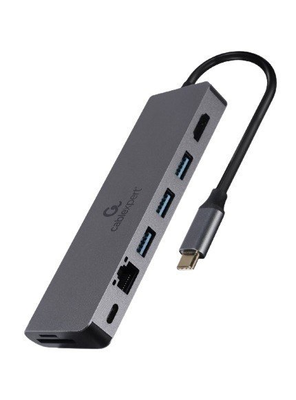 Hub USB-C do HDMI 1xUSB-C GbE 2xUSB-A Card PD Hub USB-C do HDMI 1xUSB-C GbE 2xUSB-A Card PD